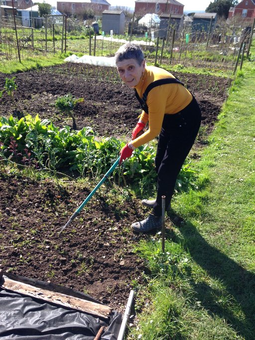 Allotment portrait Helen and Bob